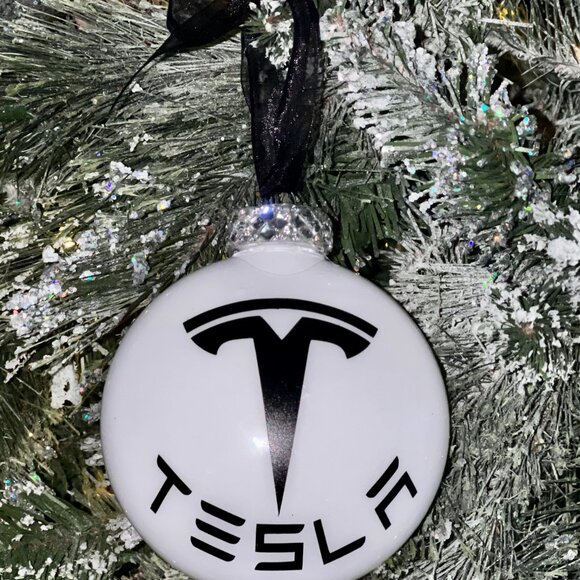 Tesla Christmas Tree Ornament| Customized Present| White Elephant Gift, Vehicle - Picture 5 of 14